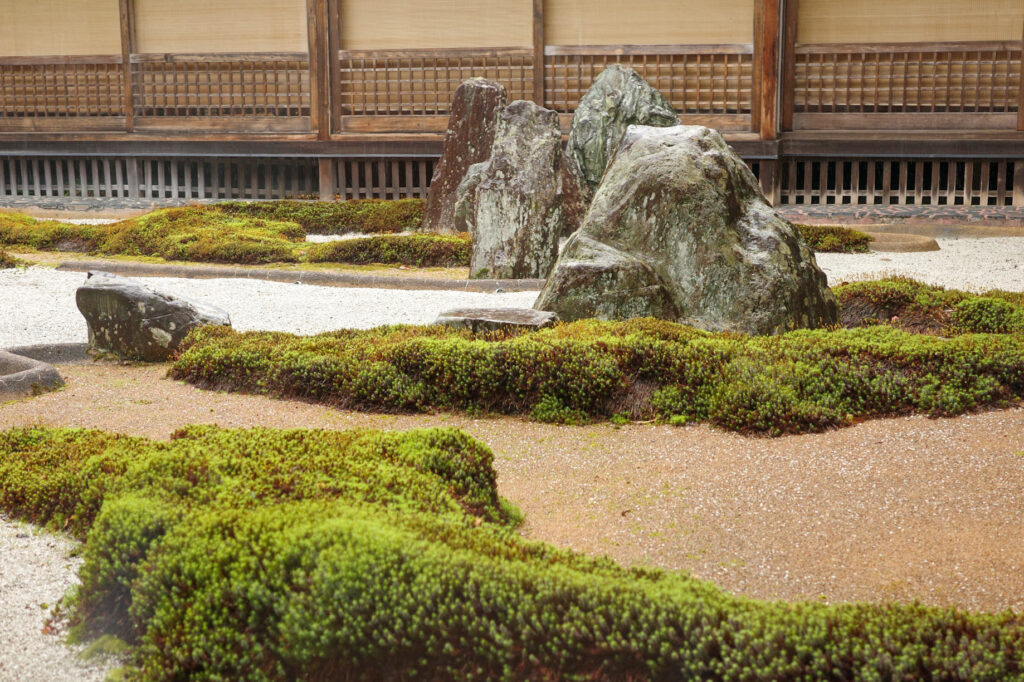 和歌山　高野山　宿坊　福智院　庭園　重森三玲