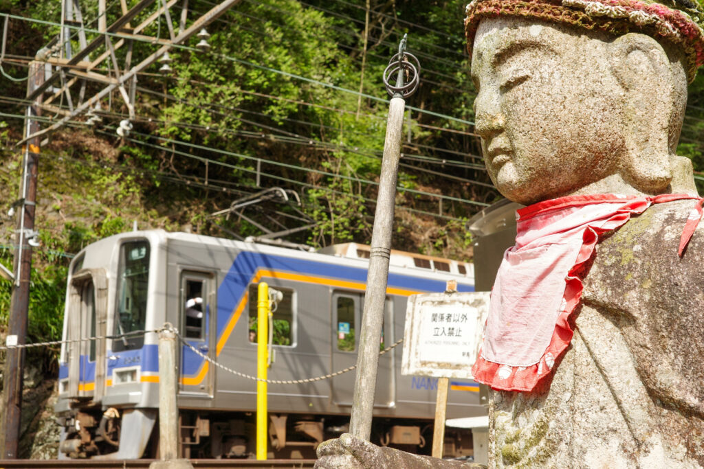 高野山　不動坂ルート極楽橋　南海高野線