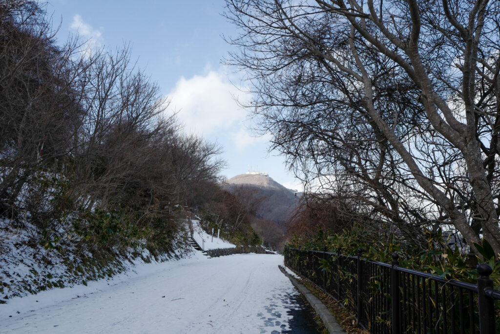 函館　立待岬　冬季閉鎖　函館山