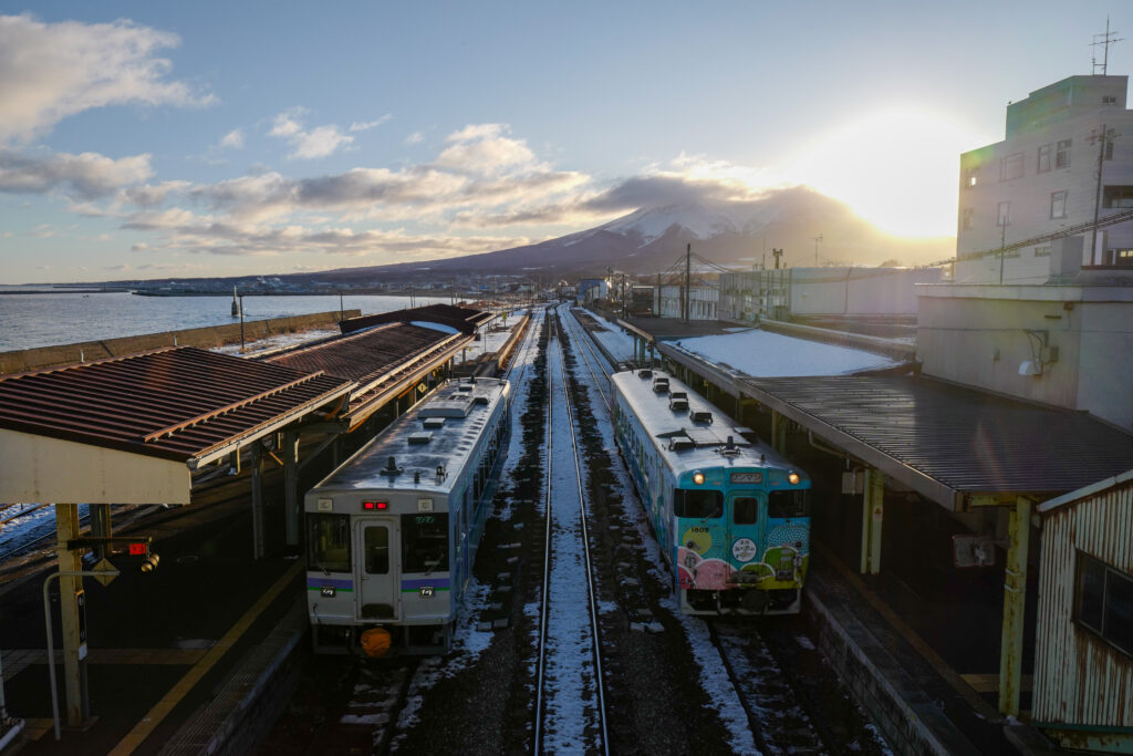 JR函館本線　鹿部回り　乗り鉄　森駅